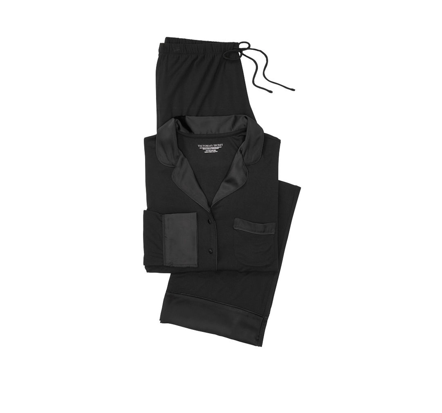 Пижама Victoria’s Secret Modal Long Black Pj Set