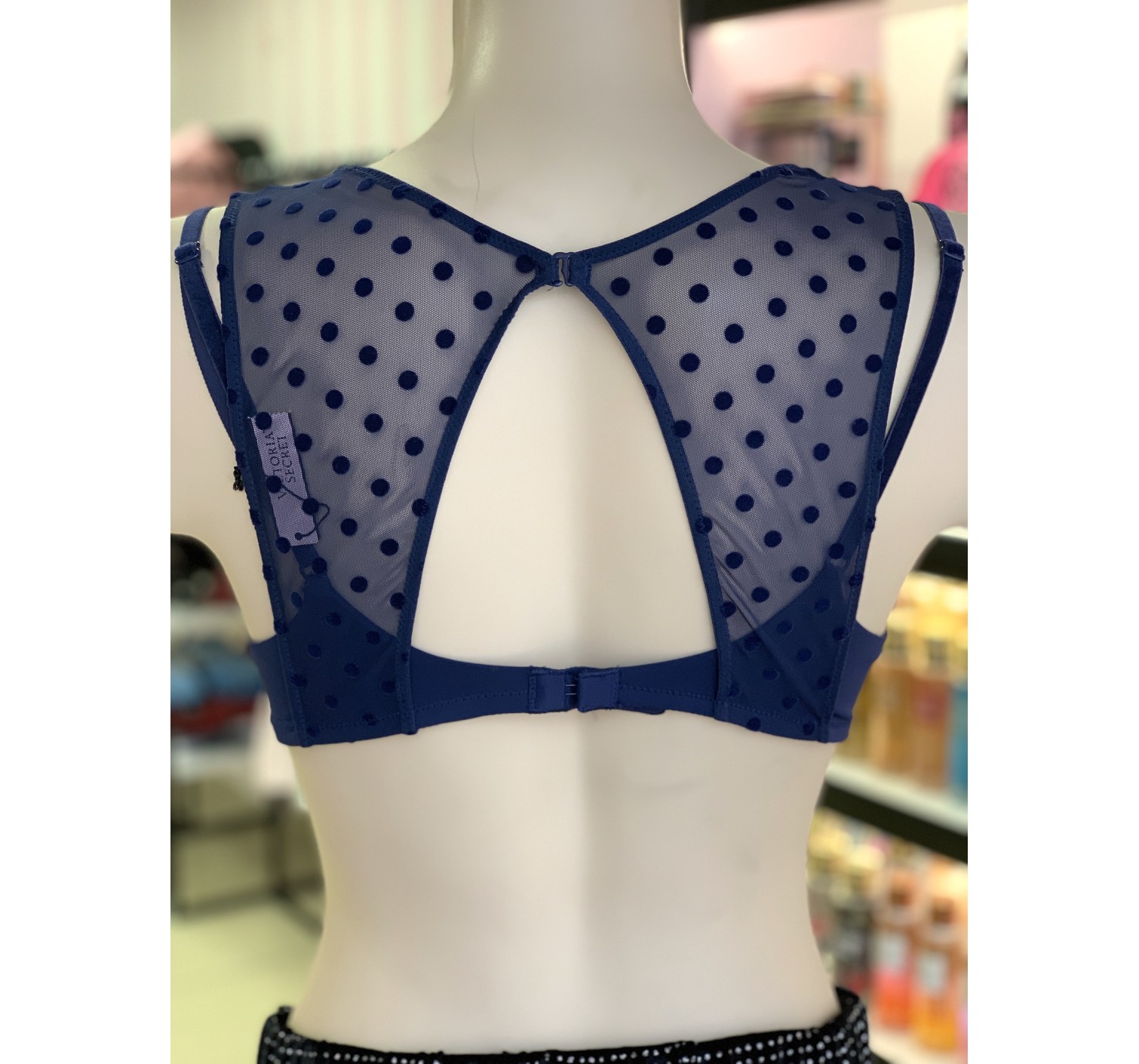 Бюстгальтер Victoria’s Secret padded plunge bra - Night blue