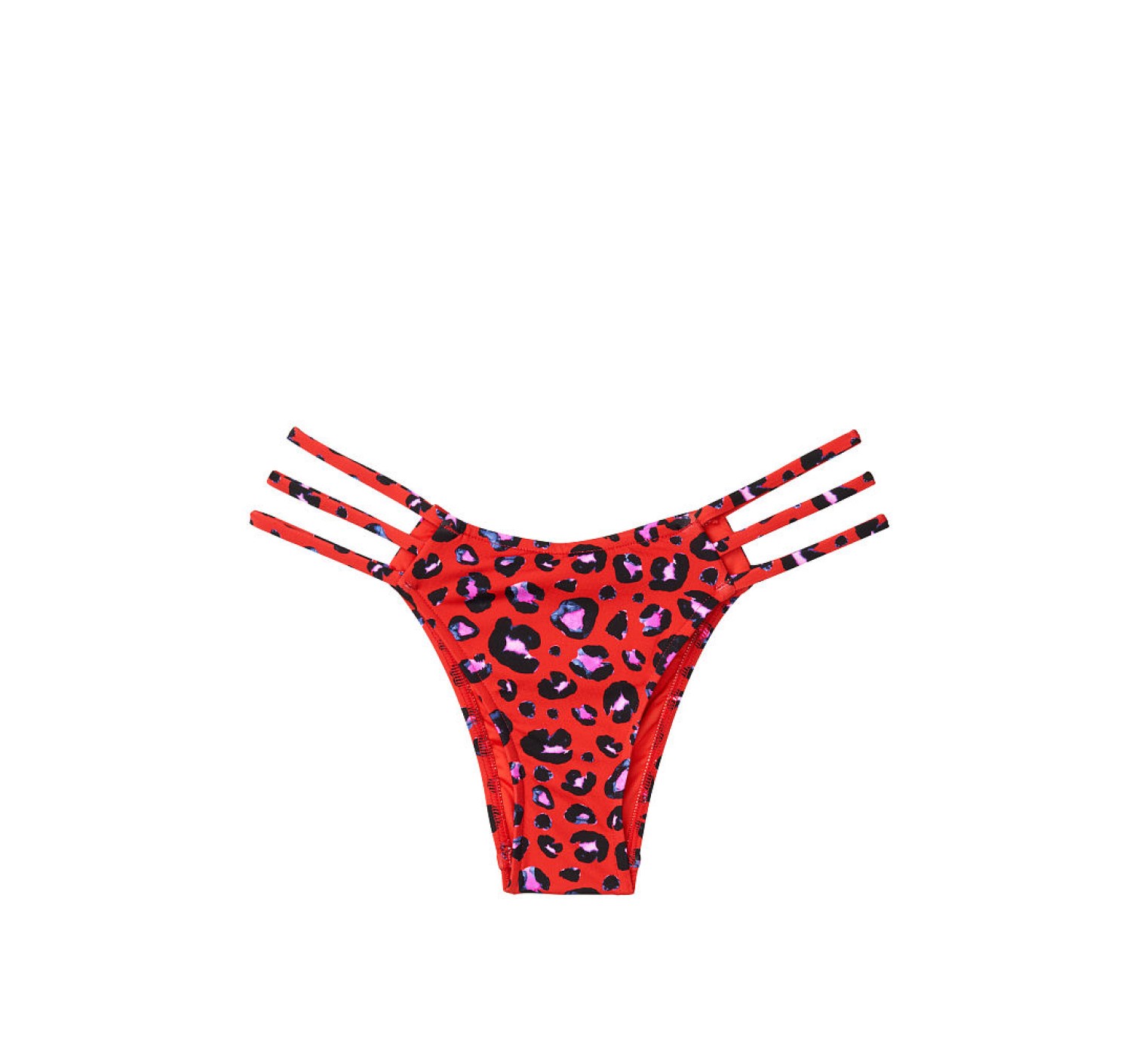 Купальник бандо Victoria’s Secret Red Leopard print