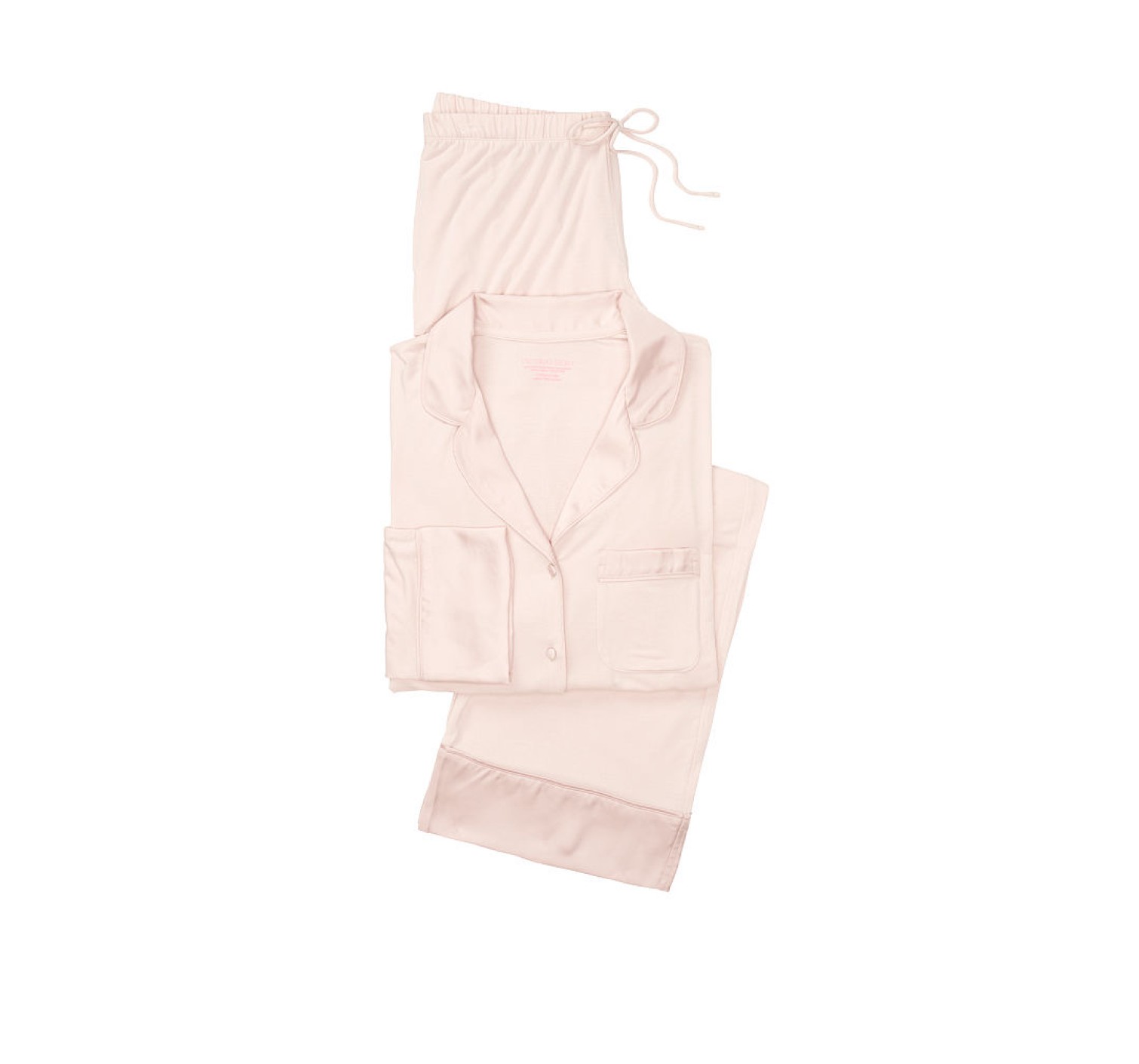 Пижама Victoria’s Secret Super soft Long PJ Set Light pink