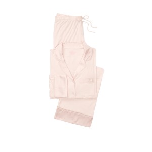 Пижама Victoria’s Secret Super soft Long PJ Set Light pink
