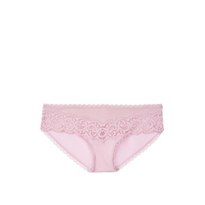 Трусики бікіні Victoria's Secret Lace Bikini panty бузкові з мереживом