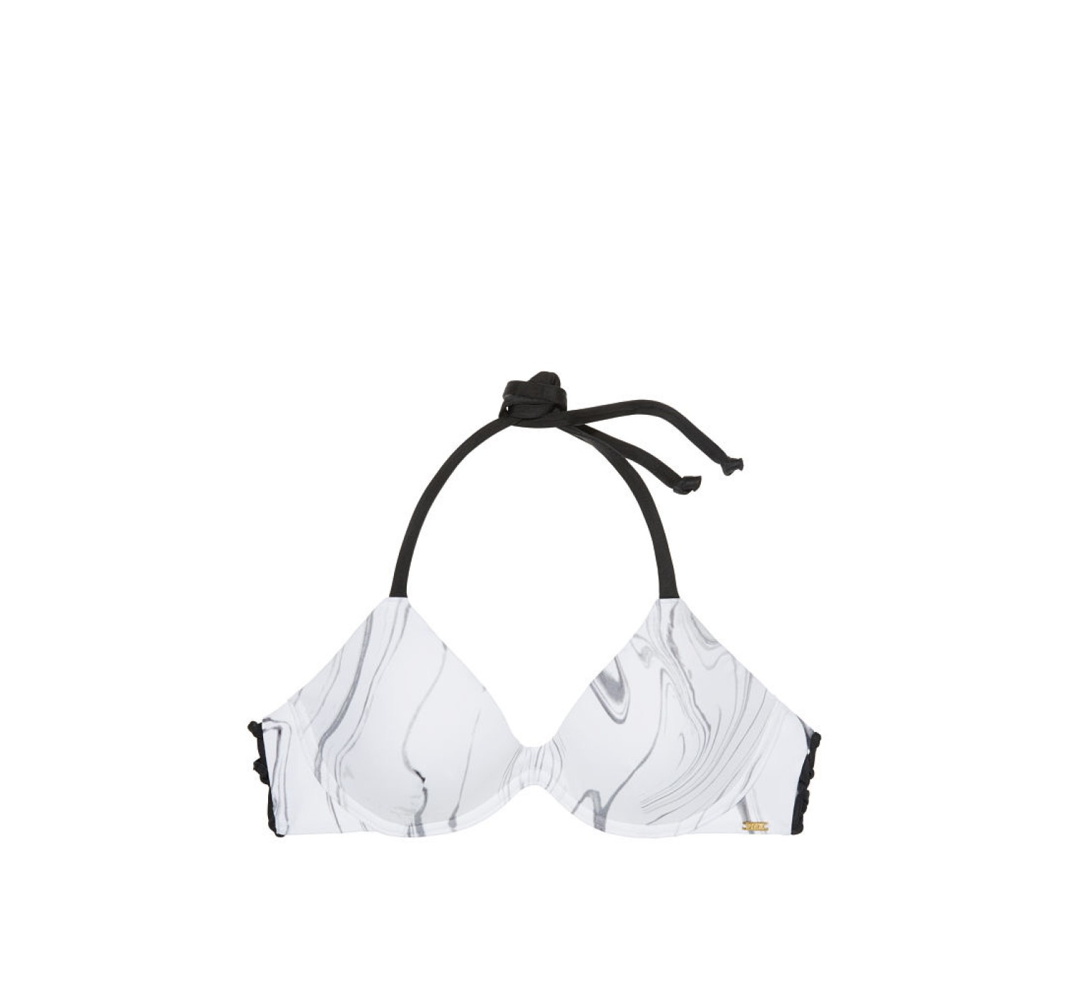 Купальник раздельный Victoria’s Secret PINK White & Black print Топ S + плавки М