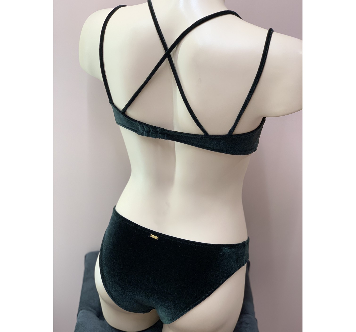 Велюровий купальник Victoria's Secret PINK Black