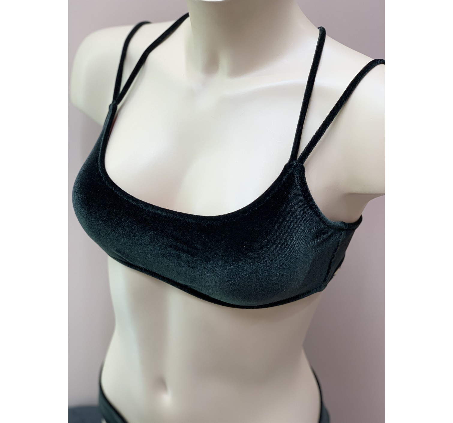 Велюровий купальник Victoria's Secret PINK Black
