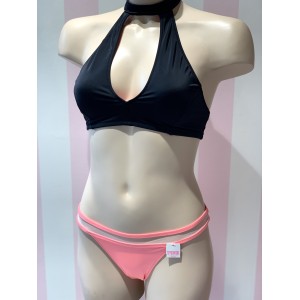 Купальник раздельный Victoria’s Secret Black Top, mini bikini coral
