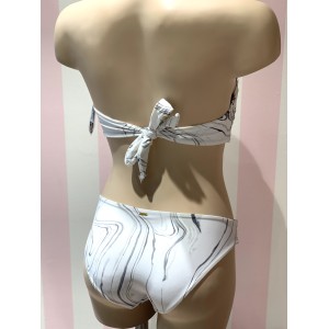 Купальник бандо Victoria’s Secret PINK White & Black print