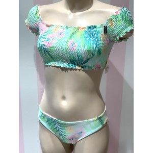 Купальник бандо Victoria’s Secret Tropic print