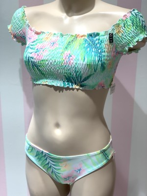 Купальник бандо Victoria’s Secret Tropic print