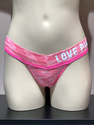 Трусики стринги Victoria’s Secret PINK Thong panty Neon pink