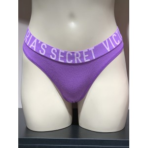 Трусики стринги Victoria’s Secret Purple logo Thong panty