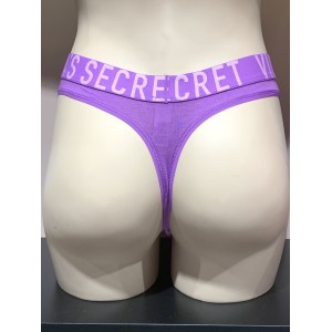 Трусики стринги Victoria’s Secret Purple logo Thong panty