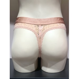 Трусики стринги Victoria’s Secret Nude logo Thong panty
