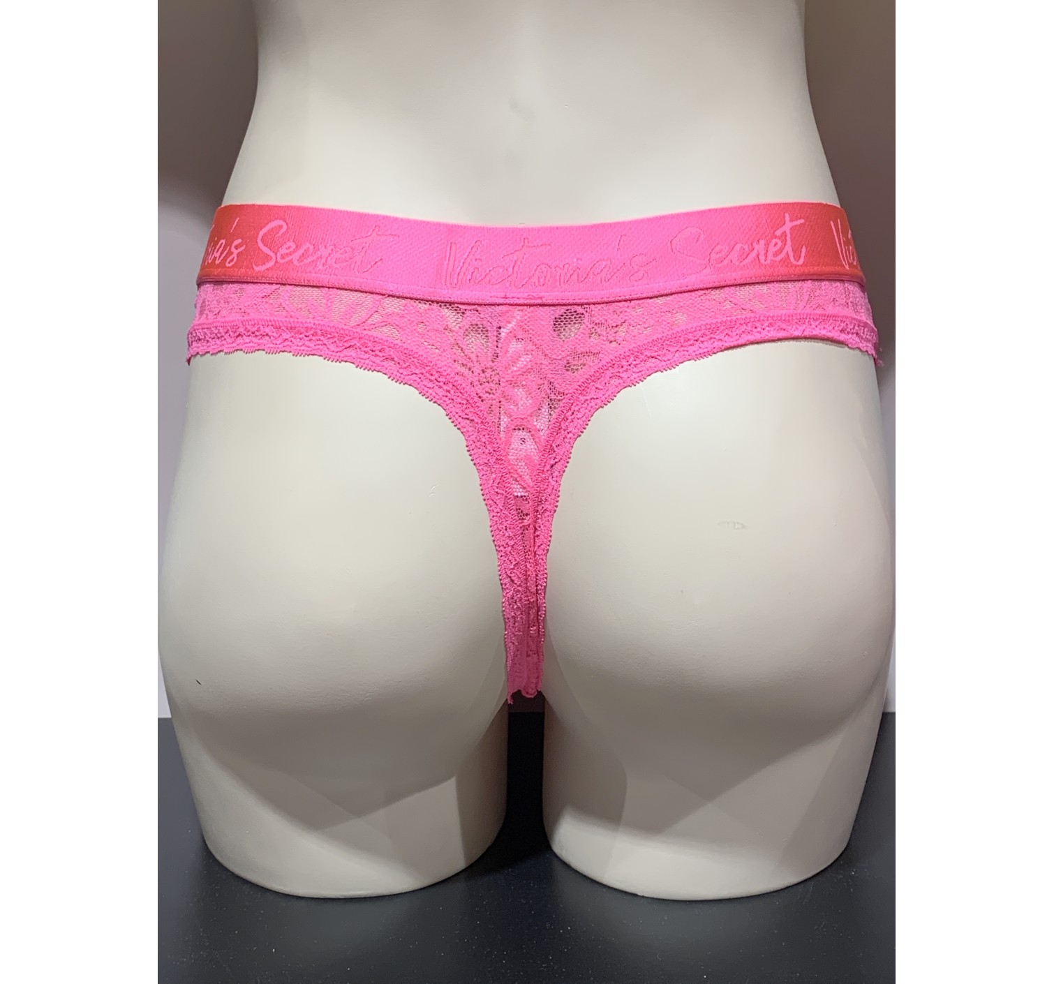 Трусики стринги Victoria’s Secret Thong panty Neon pink