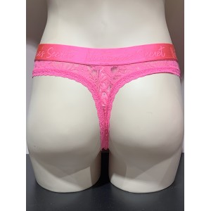Трусики стринги Victoria’s Secret Thong panty Neon pink