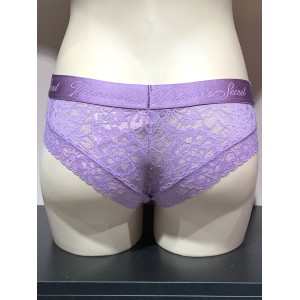 Трусики чіки Victoria's Secret Purple Lace Cheeky panty