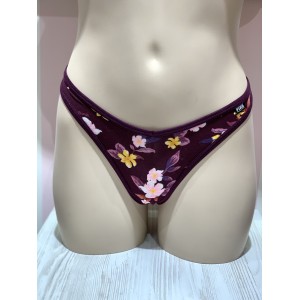 Трусики стринги Victoria’s Secret Cotton Floral print Thong panty