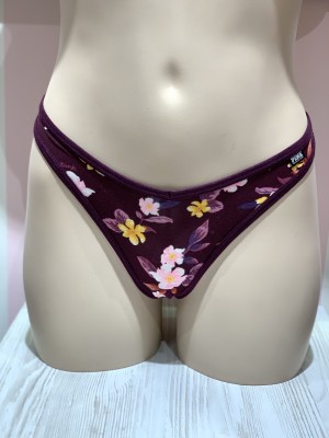 Трусики стринги Victoria’s Secret Cotton Floral print Thong panty
