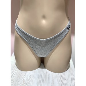 Трусики стринги Victoria’s Secret Cotton Grey Thong panty