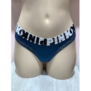 Трусики стринги Victoria’s Secret PINK Thong panty logo VS