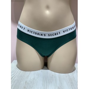 Трусики Victoria’s Secret Green logo VS Hiphugger panty