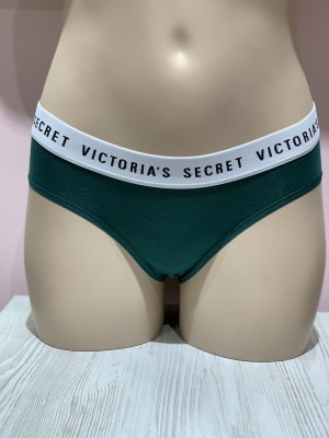 Трусики Victoria’s Secret Green logo VS Hiphugger panty