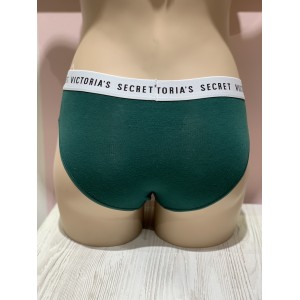 Трусики Victoria’s Secret Green logo VS Hiphugger panty