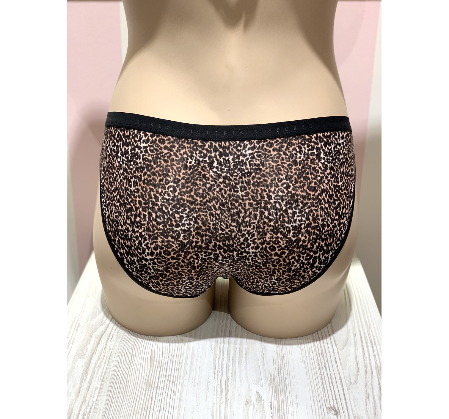 Трусики Victoria’s Secret Animal print VS logo Bikini Panty