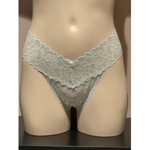 Трусики стрінги Victoria's Secret Mint Lace Thong panty