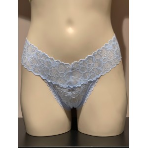 Трусики стринги Victoria’s Secret Blue Sky Lace Thong panty