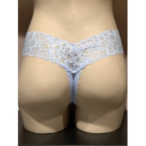 Трусики стринги Victoria’s Secret Blue Sky Lace Thong panty
