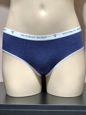 Трусики хипхаггеры Victoria's Secret Blue logo Hiphugger panty