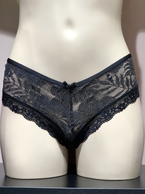 Трусики чики Victoria's Secret Very Sexy Black Lurex Cheeky panty