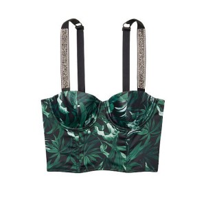 Удлиненный бюстгальтер Victoria’s Secret Very Sexy Shine Strap Balconette bra Tropical print