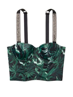 Удлиненный бюстгальтер Victoria’s Secret Very Sexy Shine Strap Balconette bra Tropical print