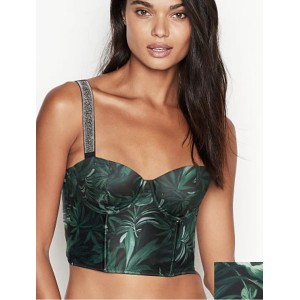 Удлиненный бюстгальтер Victoria’s Secret Very Sexy Shine Strap Balconette bra Tropical print