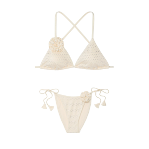 Купальник Rosette Shine Triangle Bikini Top Candlelight
