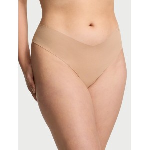 Трусики Victoria's Secret No Show Thong Panty Praline