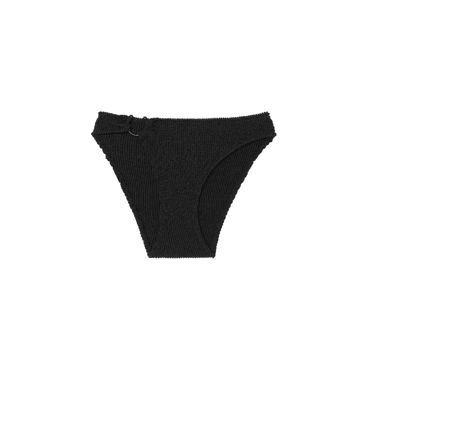 Купальник Crinkle Ring Bandeau Strapless Bikini Top Black