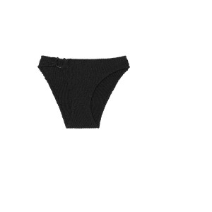 Купальник Crinkle Ring Bandeau Strapless Bikini Top Black