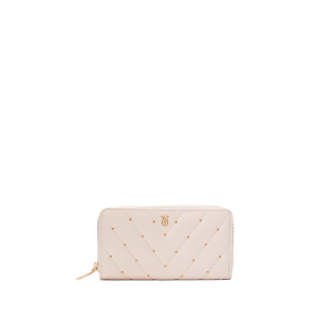 Гаманець Large Wallet with Zip White