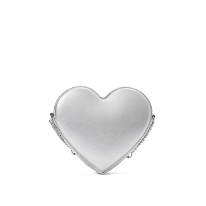 Сумка Heart Crossbody Bag Metallic Silver