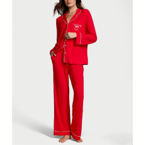 Піжама Modal Long Pajama Set Lipstick Bows