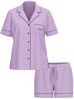 Пижама Modal Soft Short Pajama Set Charmed Violet