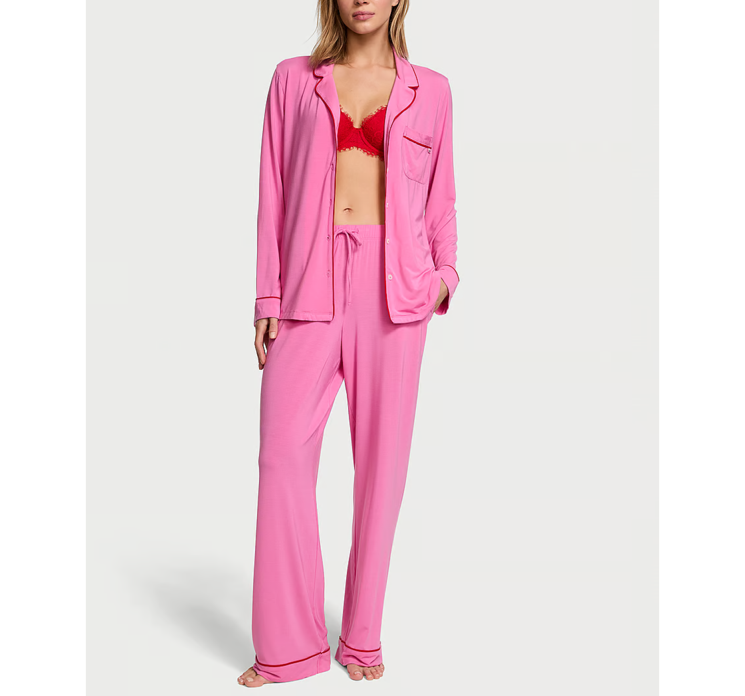 Піжама Modal Soft Long Pajama Set New Peony
