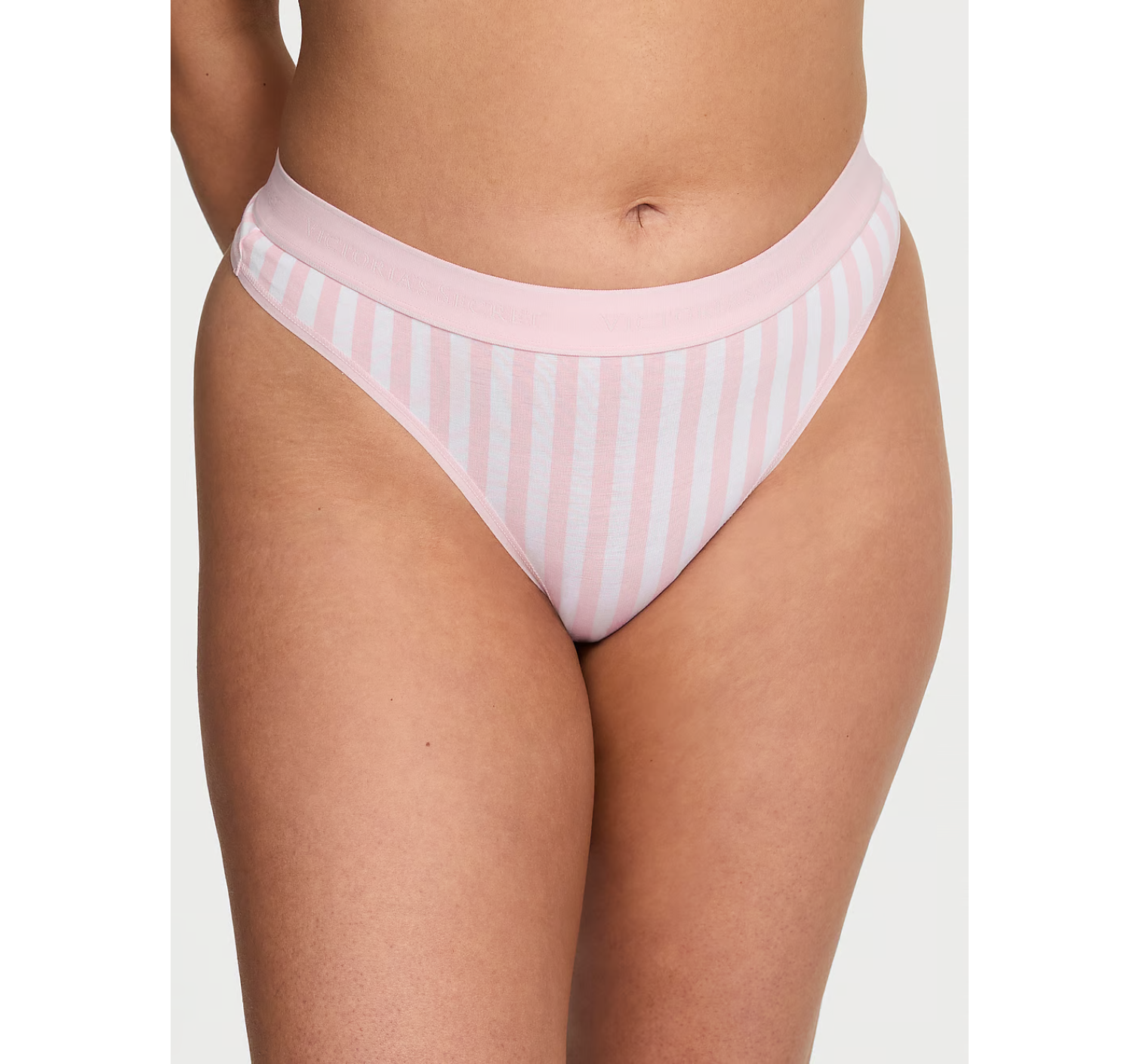 Трусики Logo Cotton Thong Panty Blossom Stripes