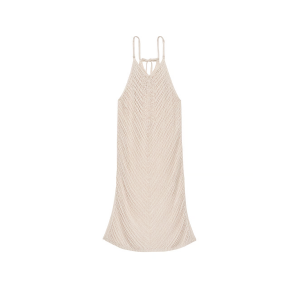 Пляжна туніка Beachwear Crochet Cover-Up Dress Natural