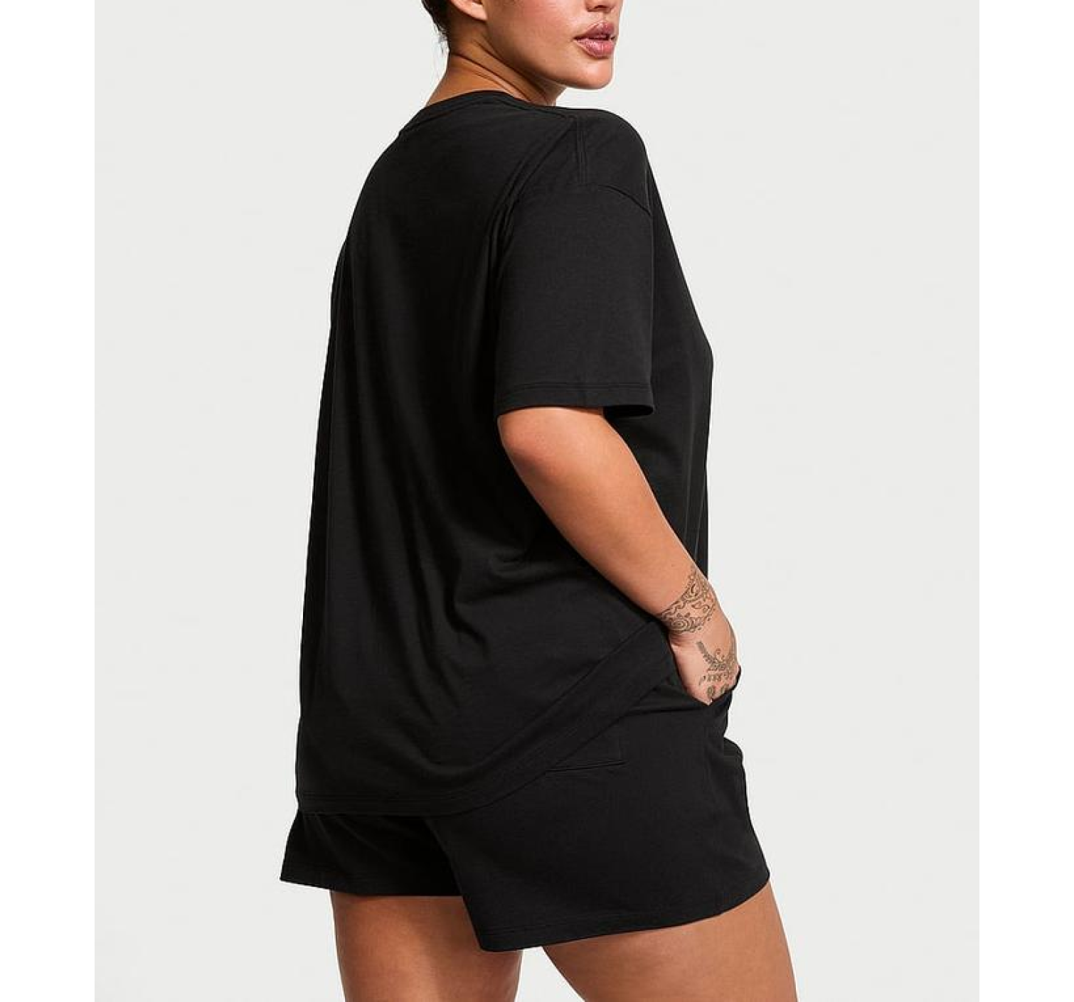Піжама Cotton Short Pajama Set Black