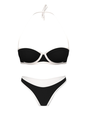 Купальник Essential Uplift Strapless Bandeau Bikini Top Black
