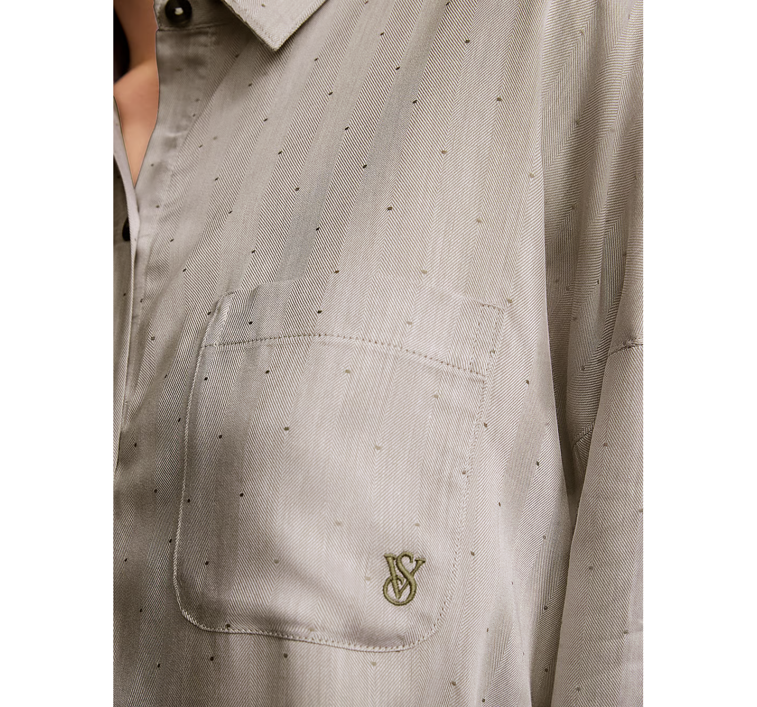 Пижама Modal-Cotton Long Pajama Set Turtle Dove Herringbone